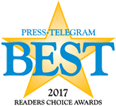 Logo Recognizing A Step Above Foot Care's affiliation with Press Telegram 2017